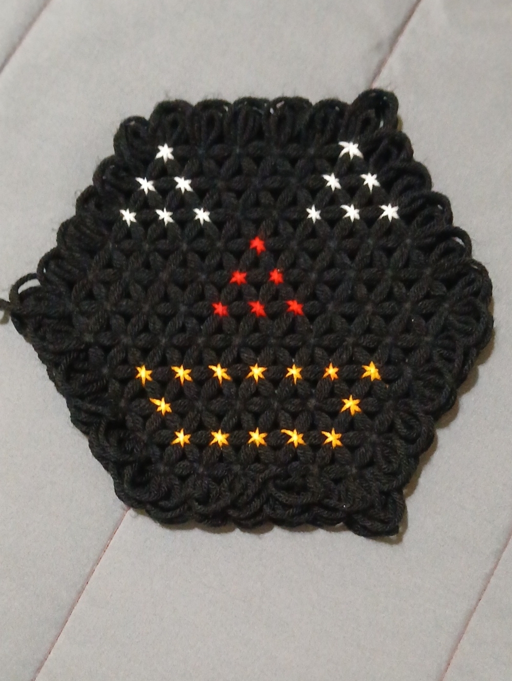 Loom Weaved Yarn Art